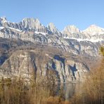 Churfirsten am Walensee  "sorry Handyföteli"