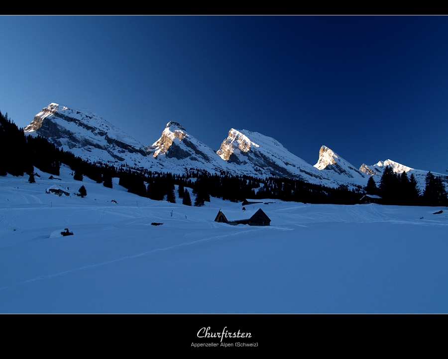 Churfirsten - Appenzeller Alpen (Schweiz)