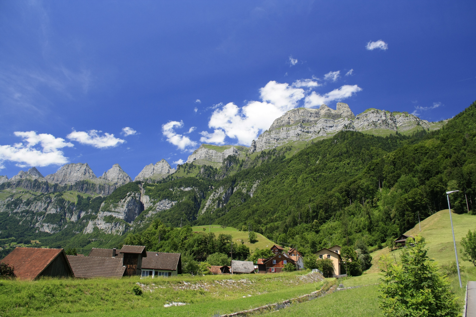 Churfirsten bei Tscherlach/ Walenstatt