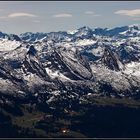 Churfirsten bei Vollmond