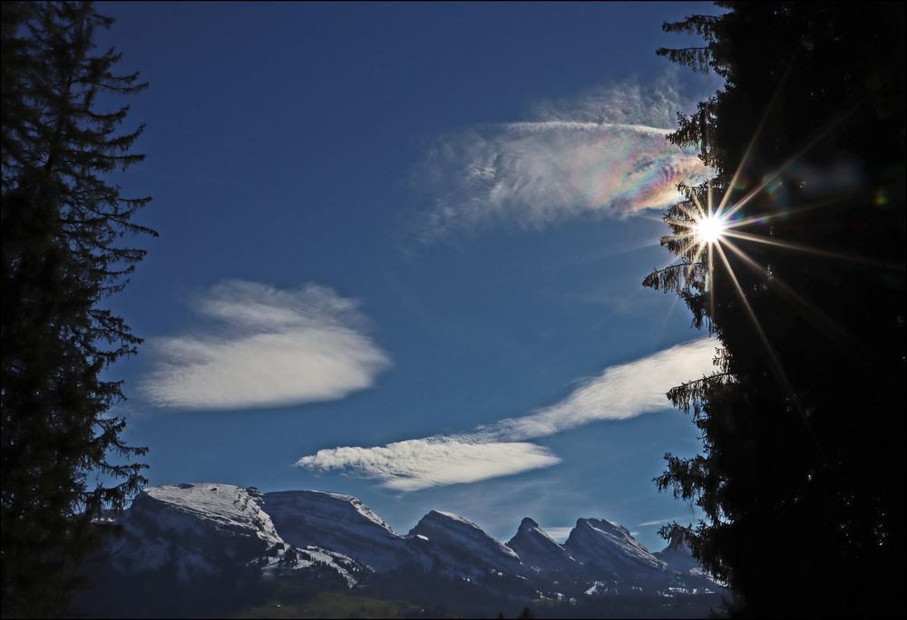 Churfirsten im Abendlicht