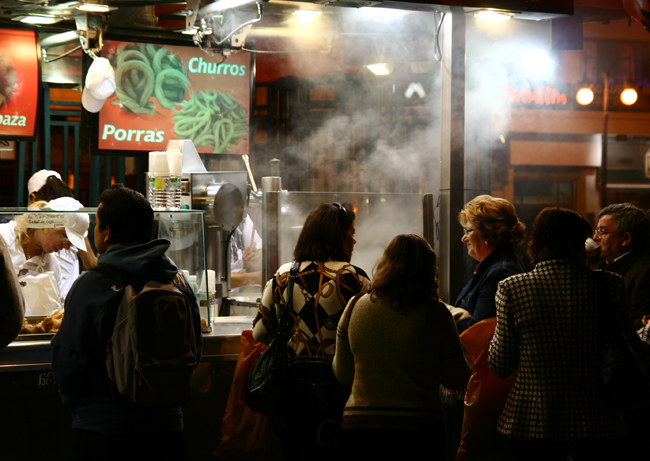 Churritos y buñuelos