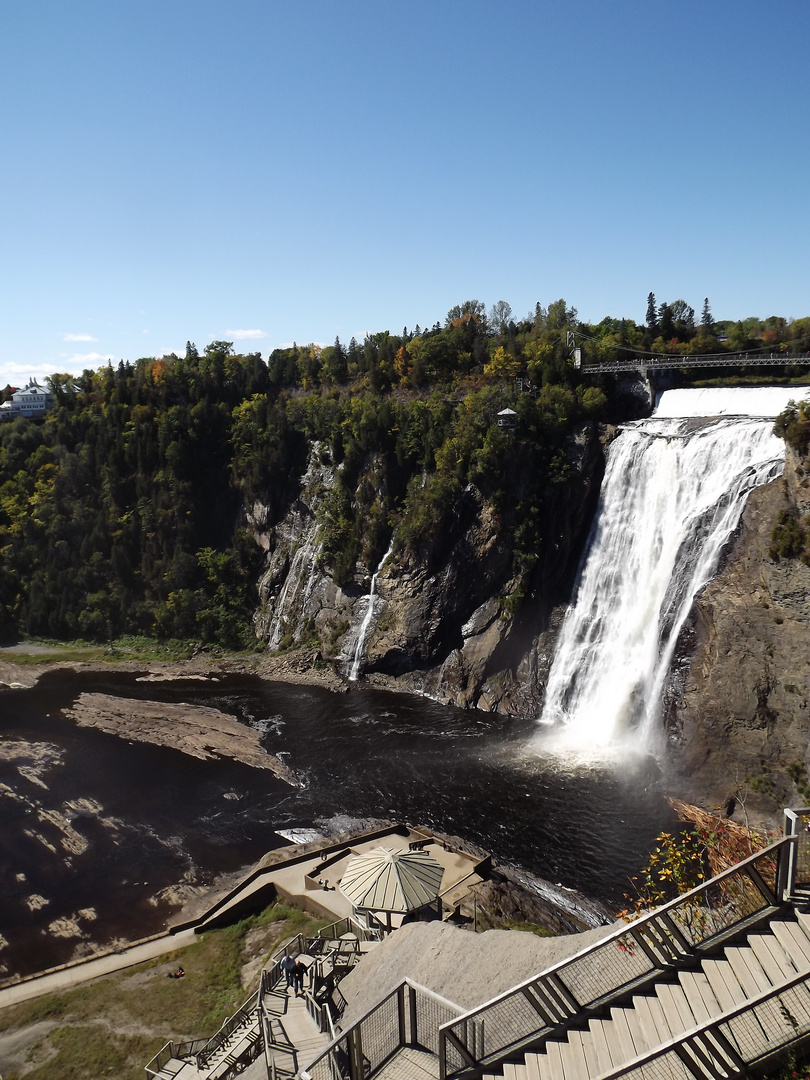 Chute de Montmorency au Québec