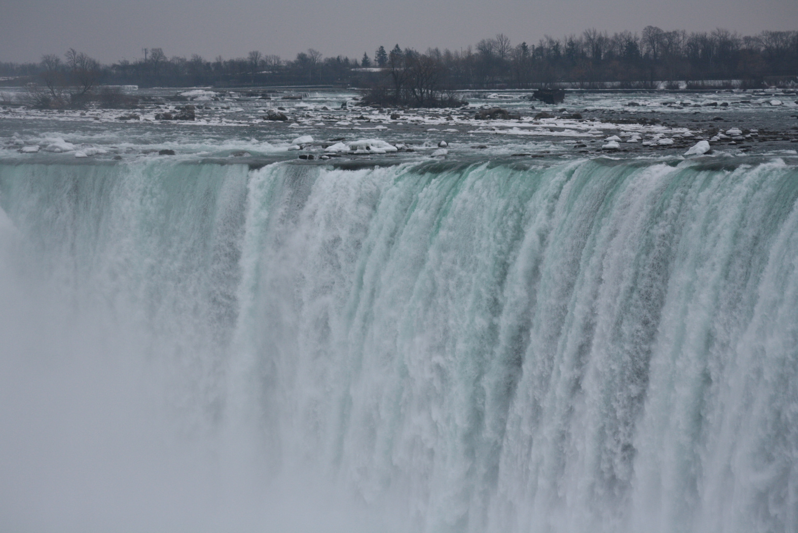 Chute du niagara en hiver