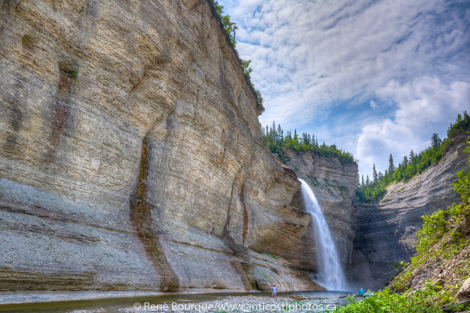 Chute Vauréal, Anticosti 