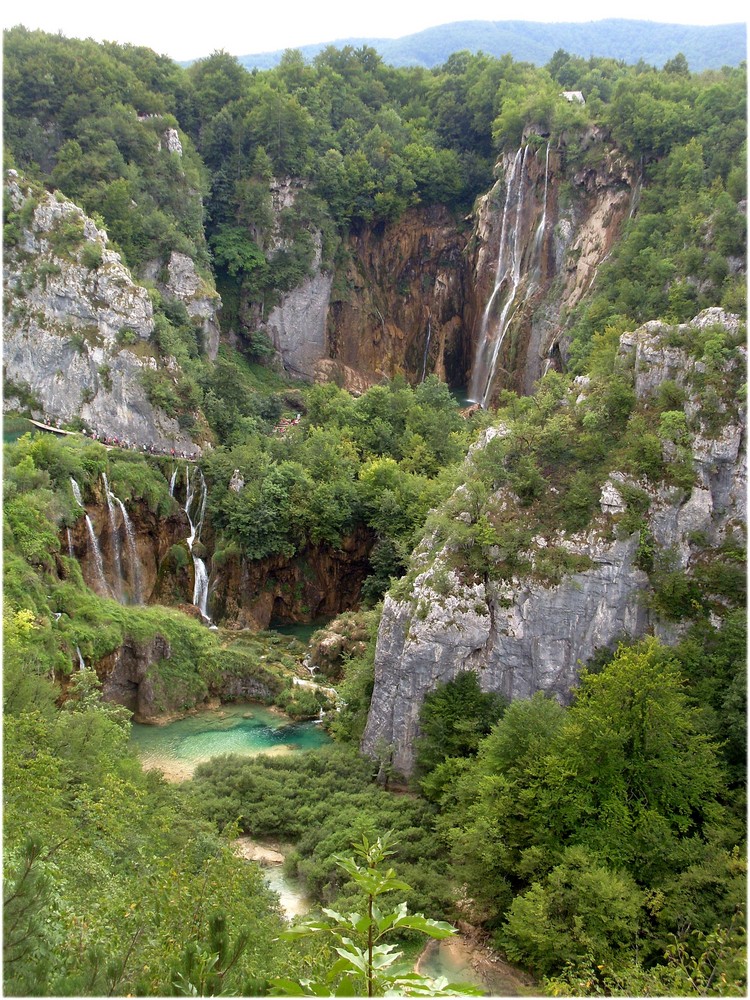 Chutes au lac de Plitiviche