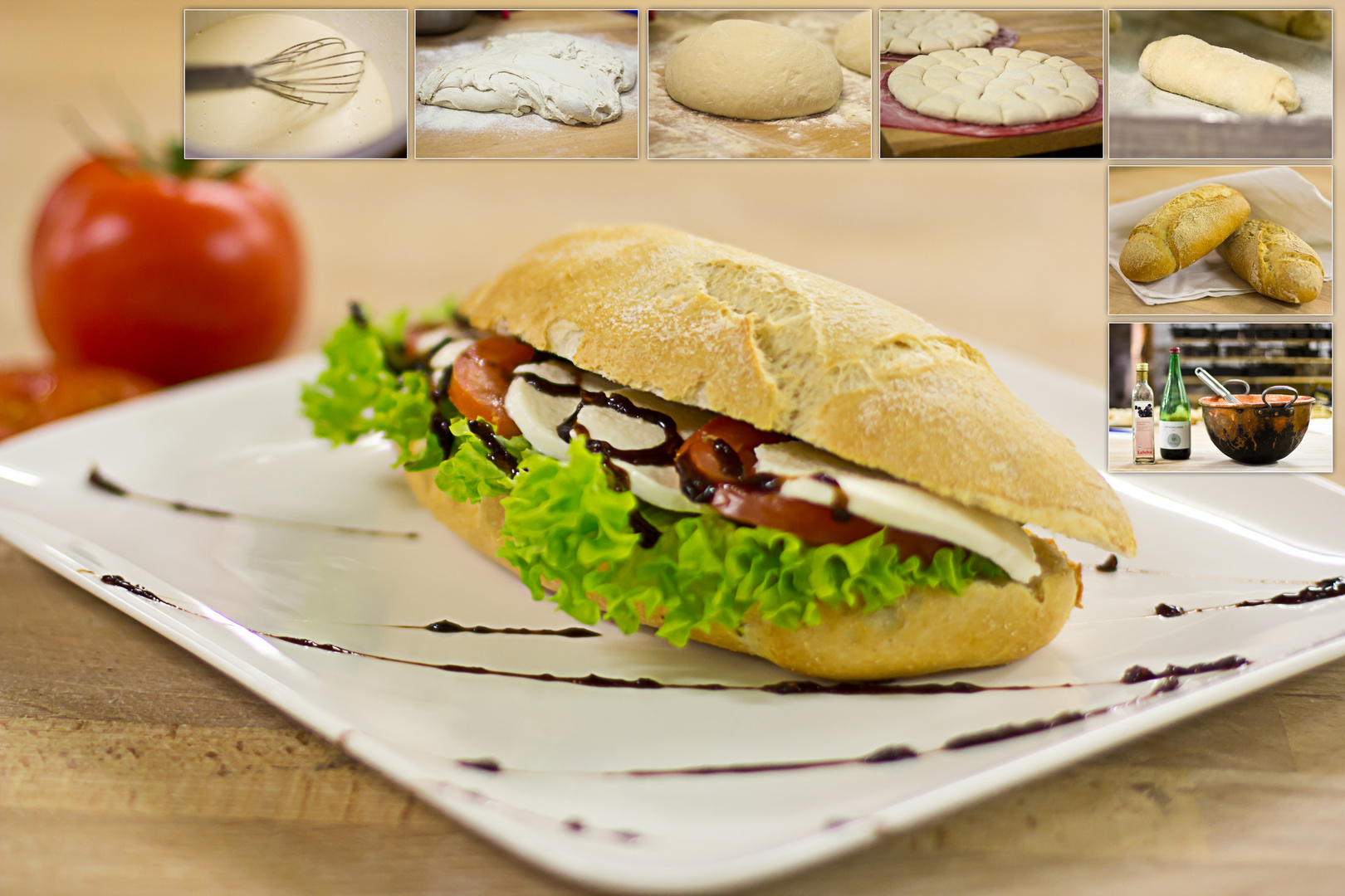 Ciabatta-Brötchen Foto &amp; Bild | salat, lecker, tomate Bilder auf ...