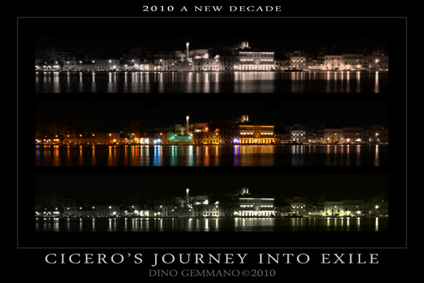 Cicero's journey into exile