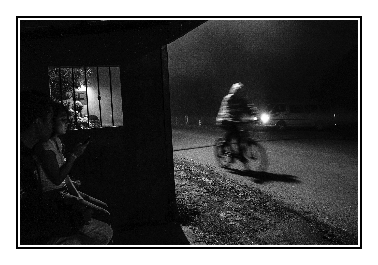 ciclista nocturno