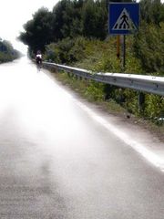 ciclista solitario