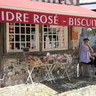 Cidre rose et biscuits