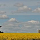 ciel à la Boudin sur le printemps du Vexin