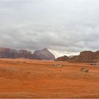 Ciel couvert au Wadi Rum