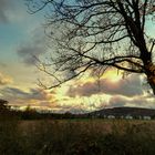 Ciel d'automne juste avant le coucher du soleil - Divonne-les-Bains (01 Ain - France)