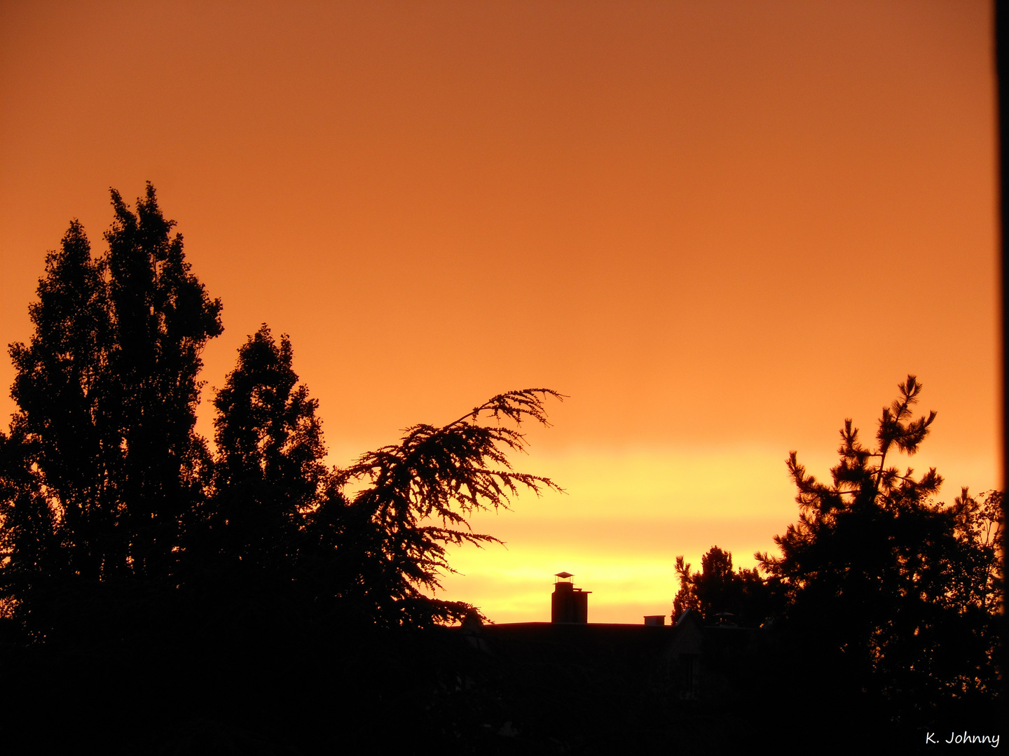 Ciel de coucher de soleil