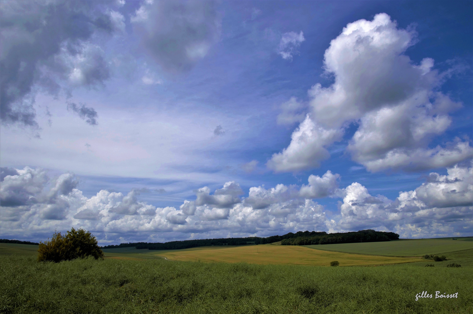 ciel de juin au dessus du Vexin