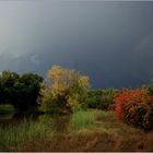 ciel d'orage et arc en ciel