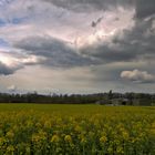 ciel d'orage sur le printemps normand