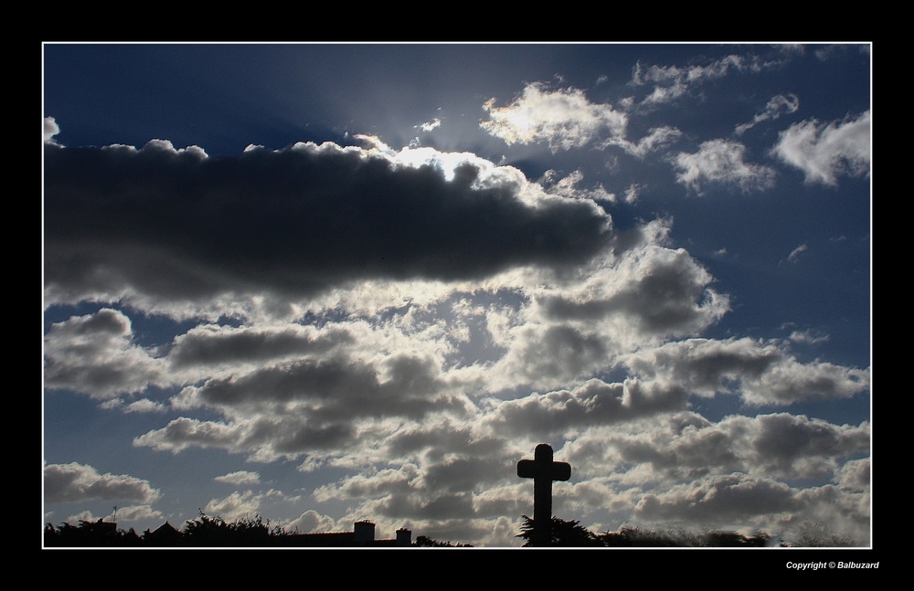 " Ciel du soir à Pors Carn "