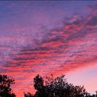 Ciel du soir de fin septembre