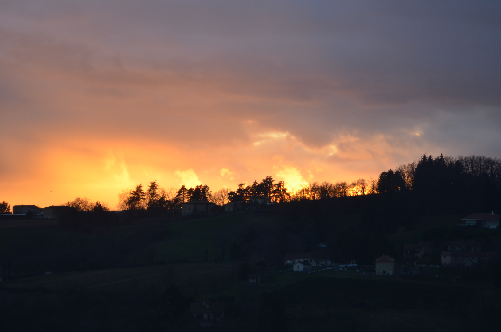 ciel en feu