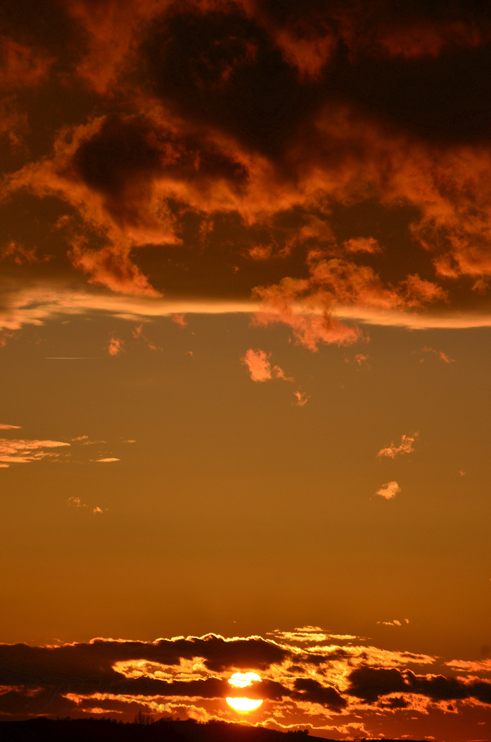 ciel en feu