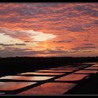 Ciel en feu sur les salines