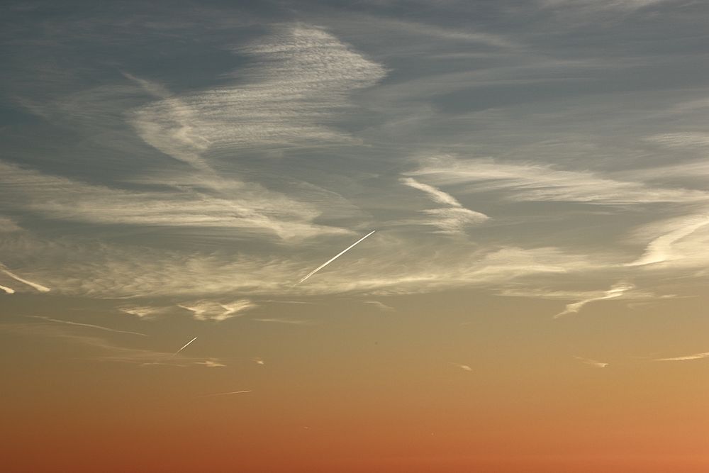 Ciel en fin de journée !