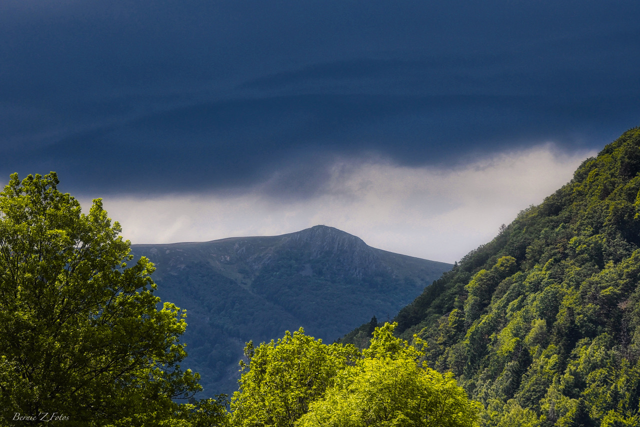 Ciel menaçant sur les Vosges