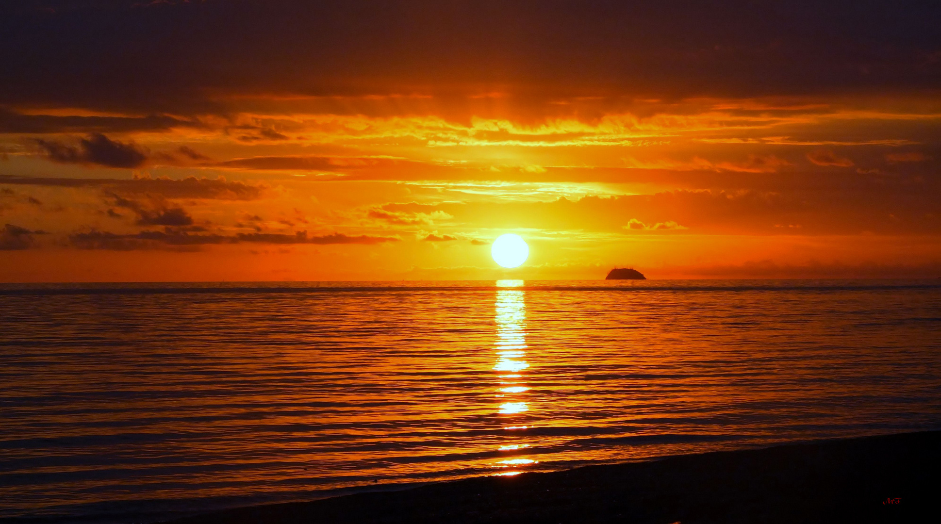 Ciel rouge photo et image paysages, mers et océans, nouvelle