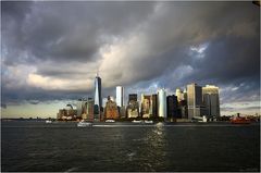 Ciel toumenté sur Manhattan.