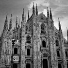 Cielo autunnale sul Duomo di Milano