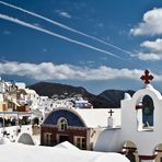 cielo blu a Oia