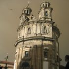 Cielo cubierto de humo( Iglesia de la Peregrina) - Pontevedra