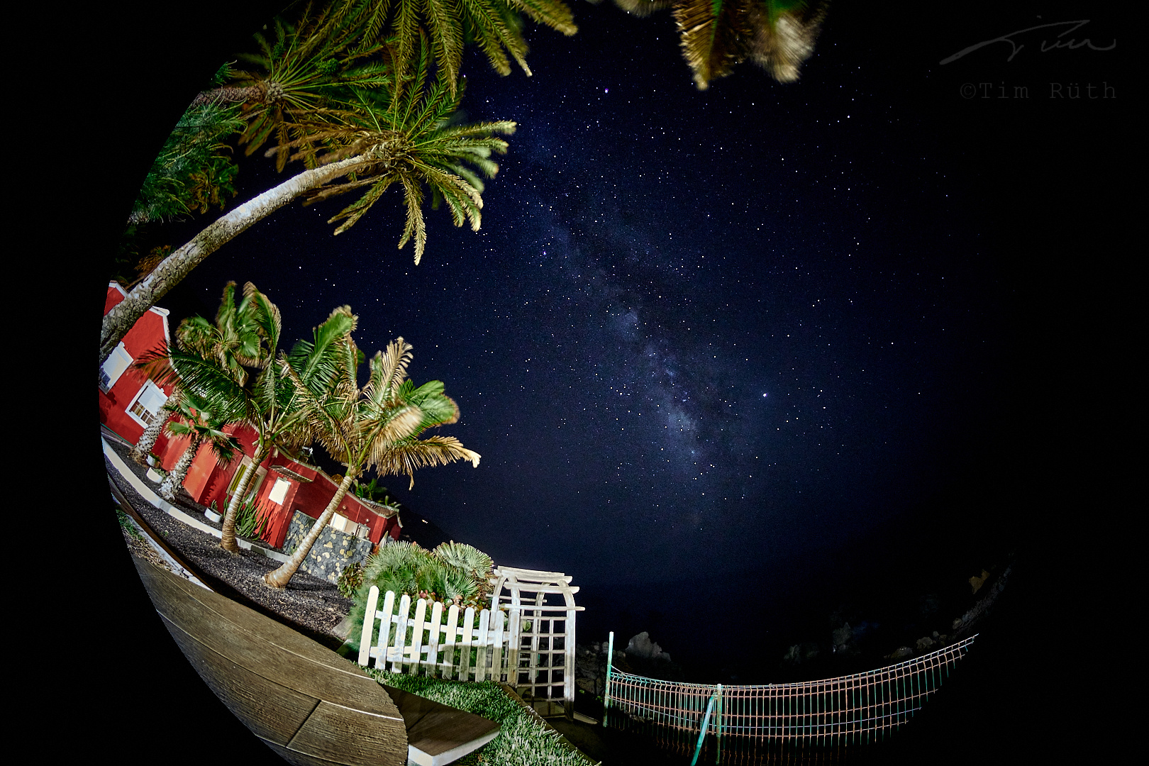 Cielo nocturno de La Palma