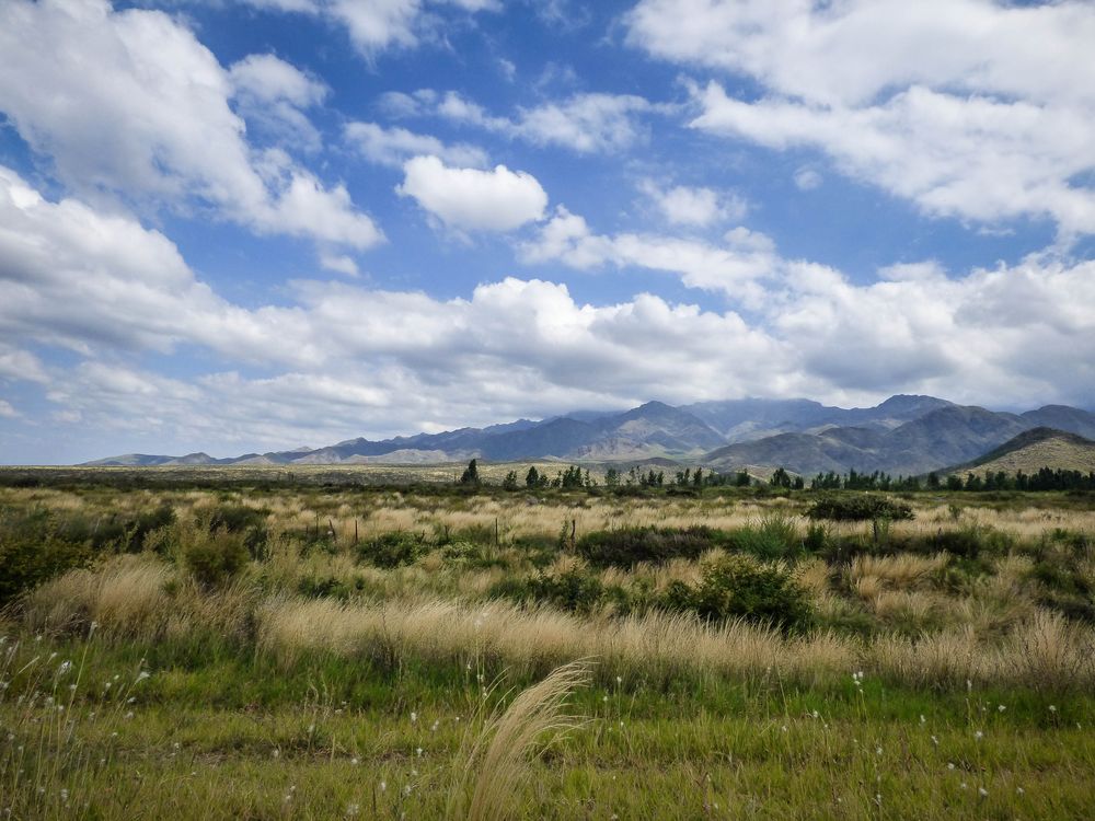 Cielo nuboso en Mendoza, Argentina