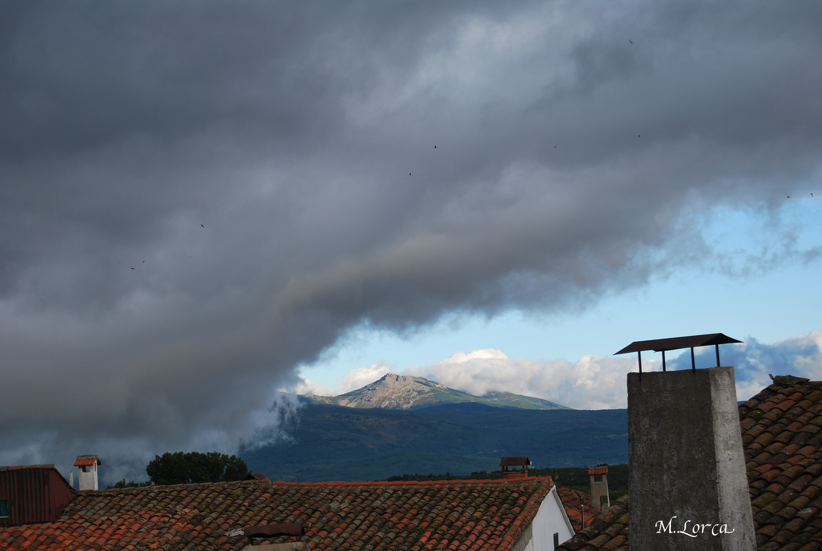 cielo revuelto desde my balcon