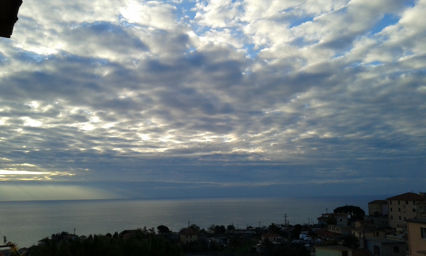 Cielo ricoperto di nuvole