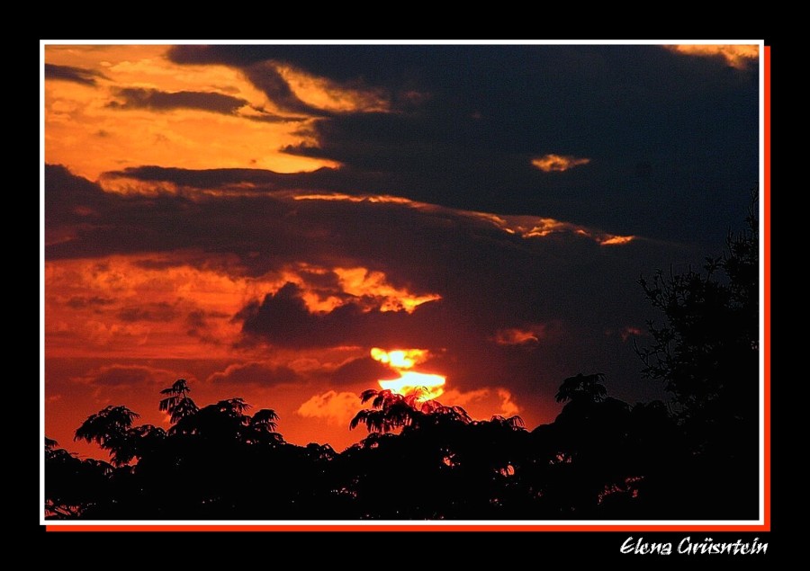 Cielo rojo