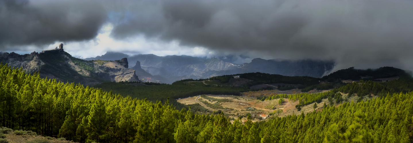 Cielo tormentoso sobre Gran Canaria