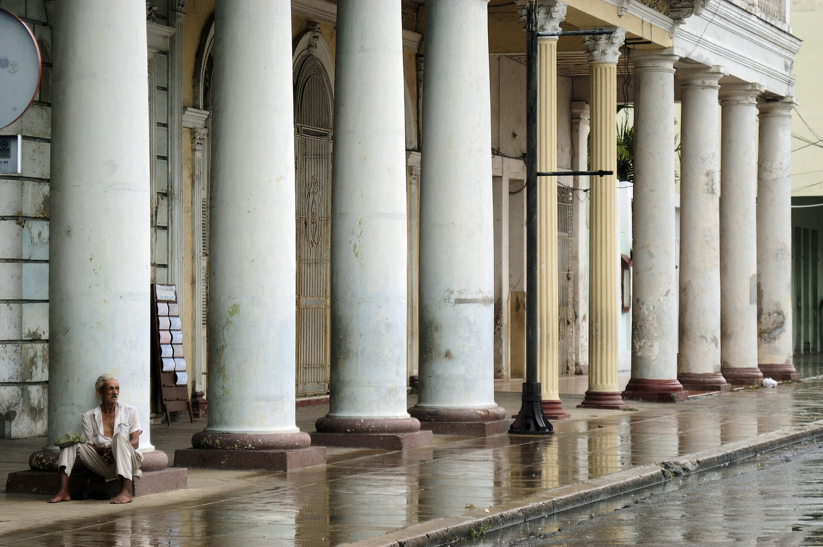 Cienfuegos, Cuba, a rainy day