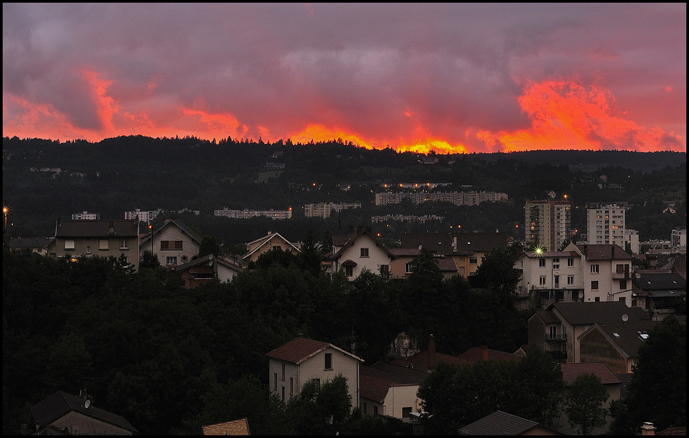 Cieux de feu.