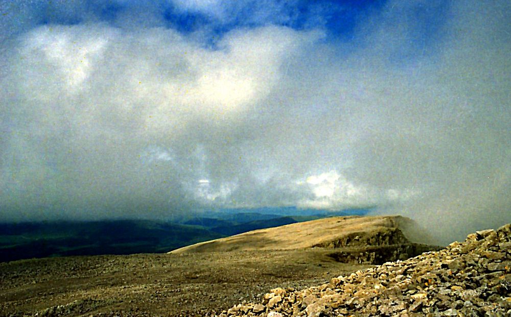 Cima del monte Ben Nevis,Scozia Agosto 1991