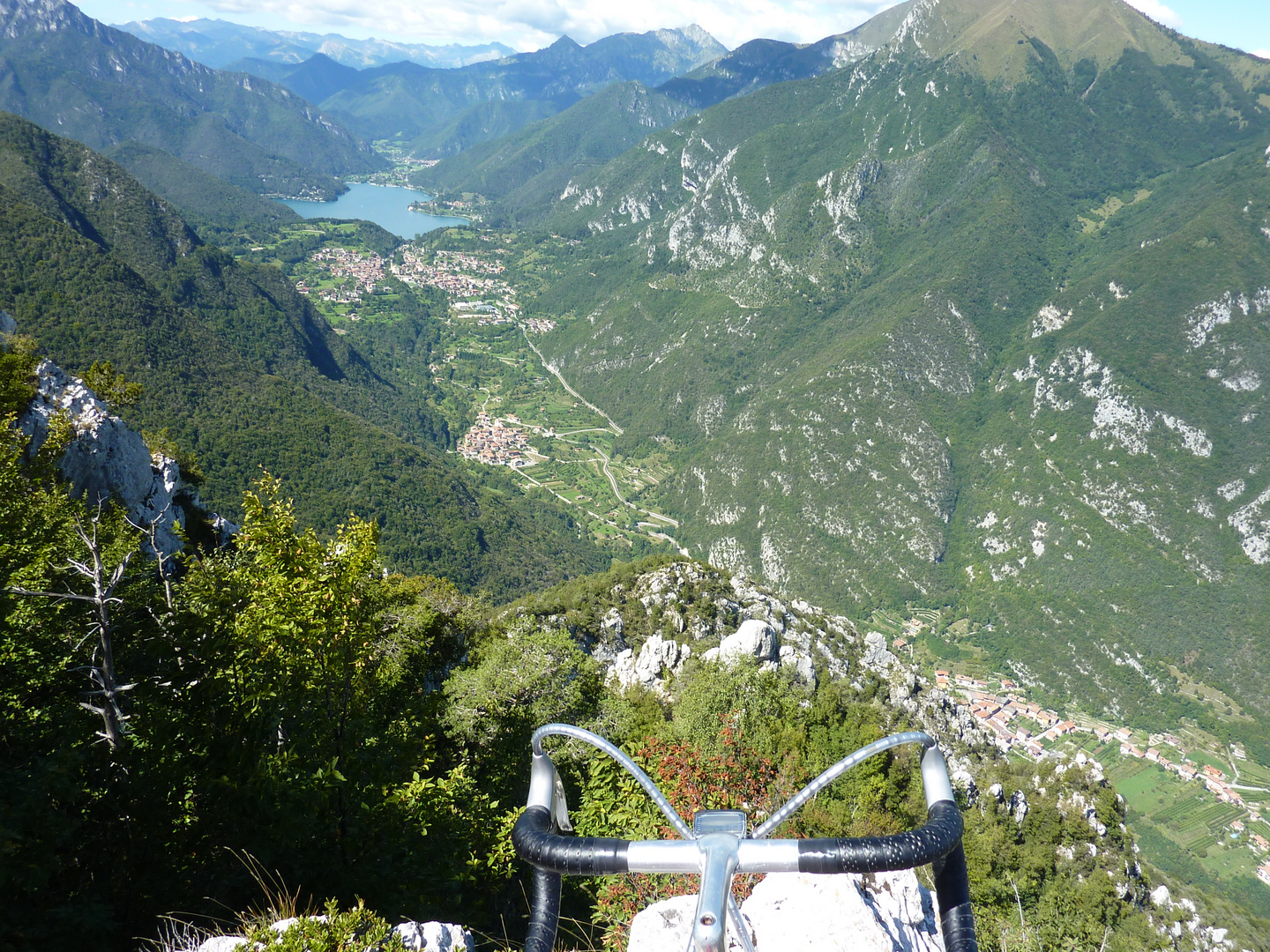 Cima Strussia Blick auf Ledrosee