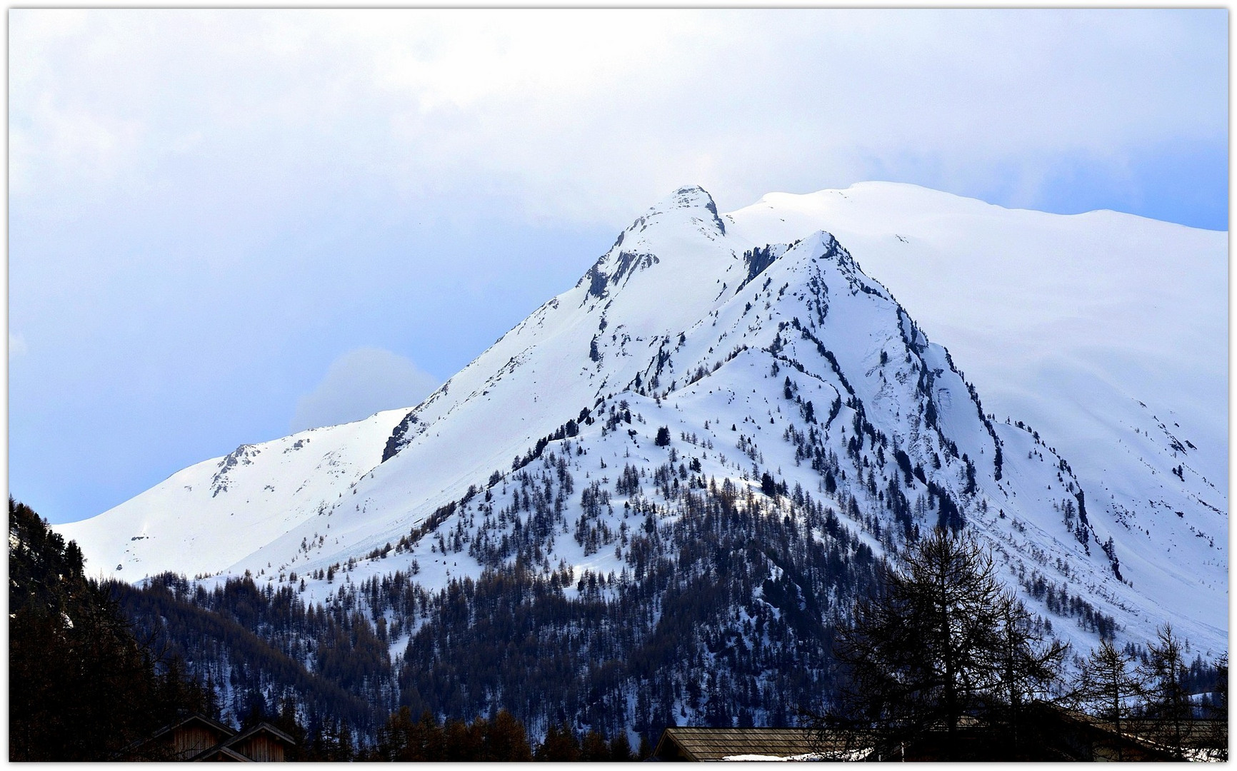 Cime et blancheur céleste