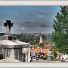 Cimetière avec vue