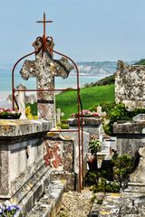 Cimetière avec vue sur la mer 