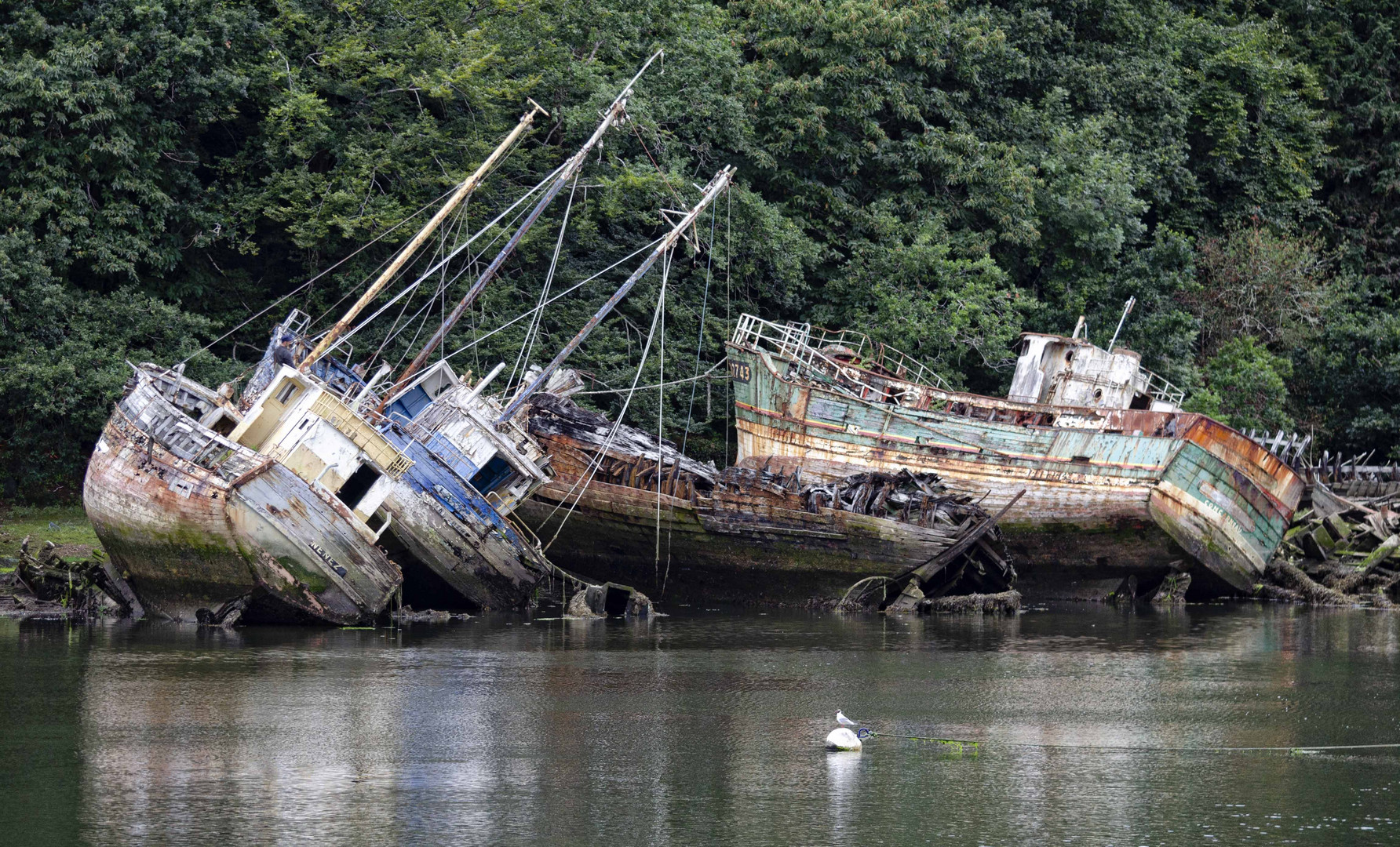 cimetiére de bateaux...