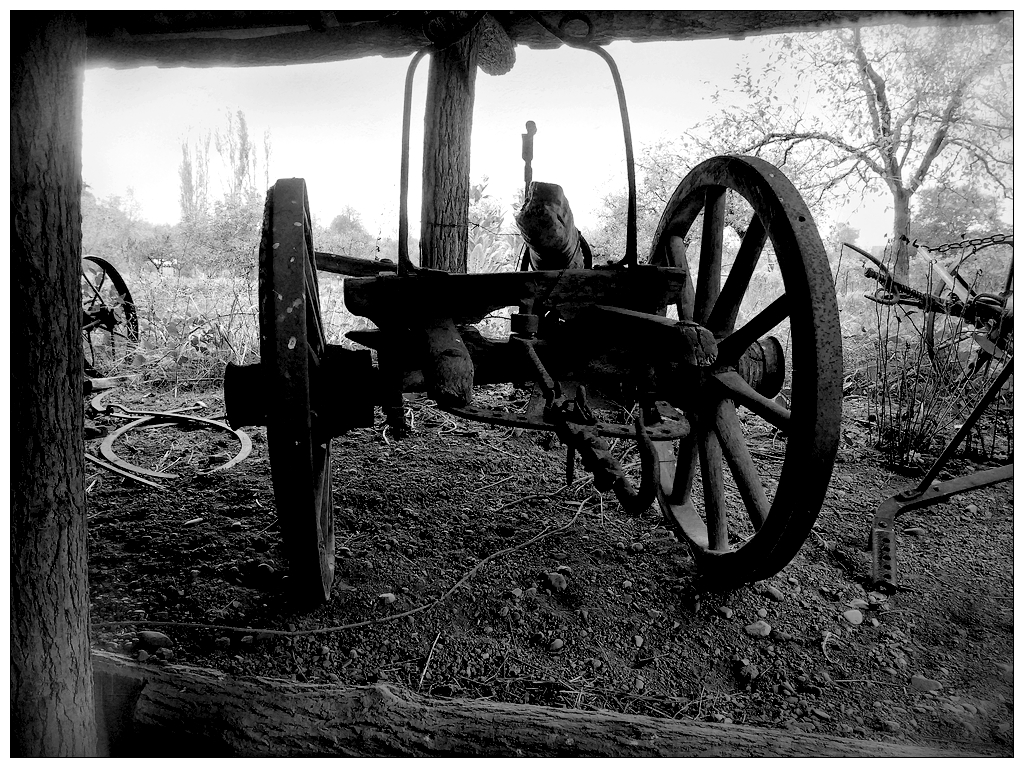 Cimetière de machines agricoles 