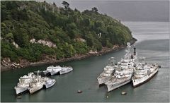 Cimetière des bateaux de Landevennec